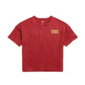 USC Trojans Women's League Cardinal All Day Boxy T-Shirt